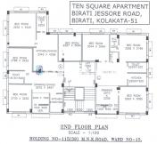 Floor Plan of Ten Square